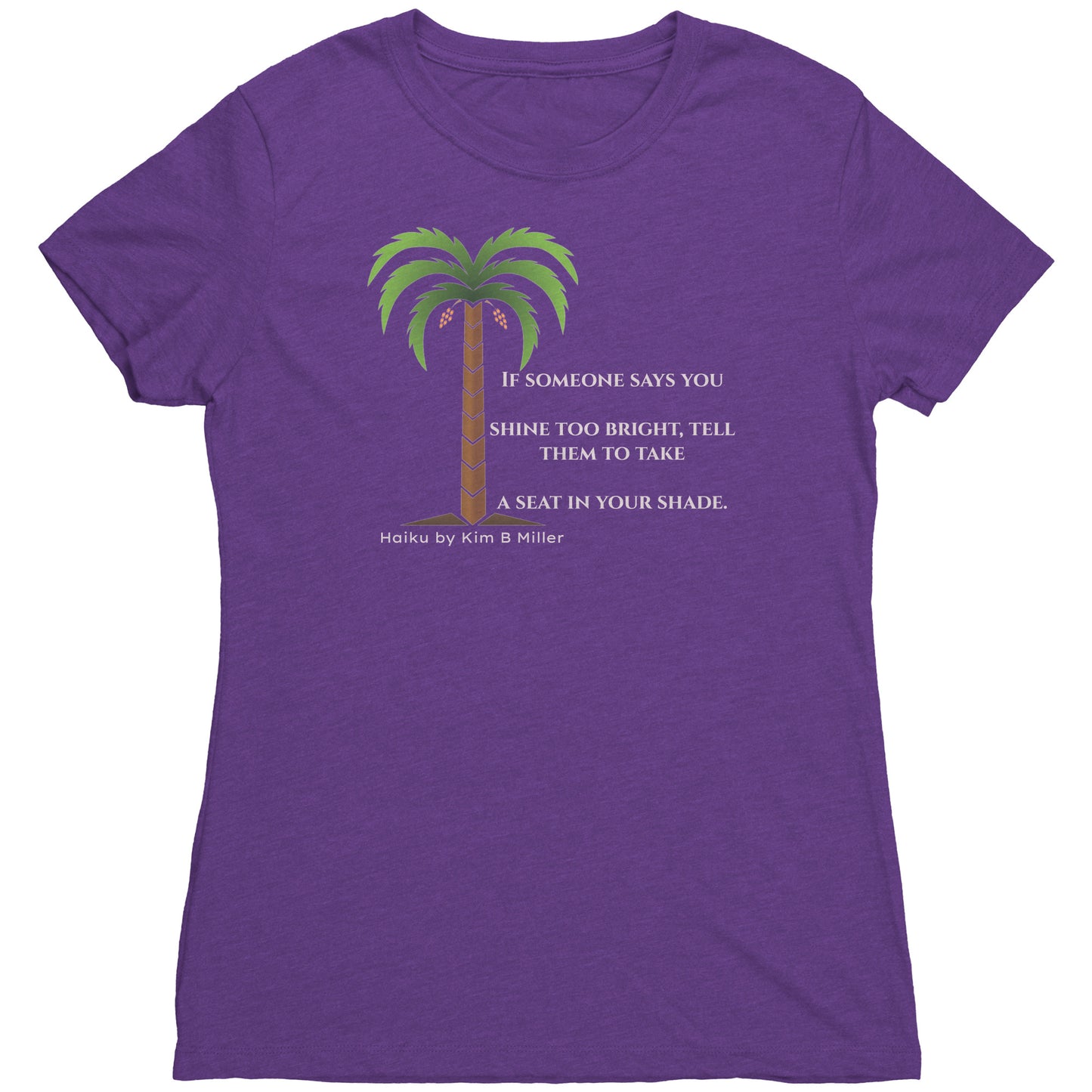 Shine Bright, Next Level Women's Triblend Shirt