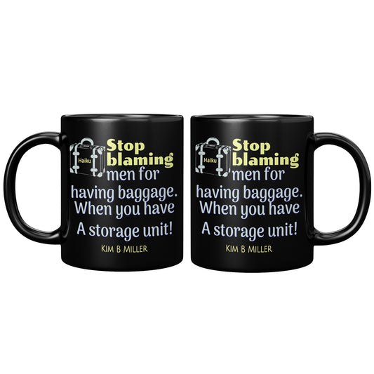 Storage Unit Haiku: Black Mug