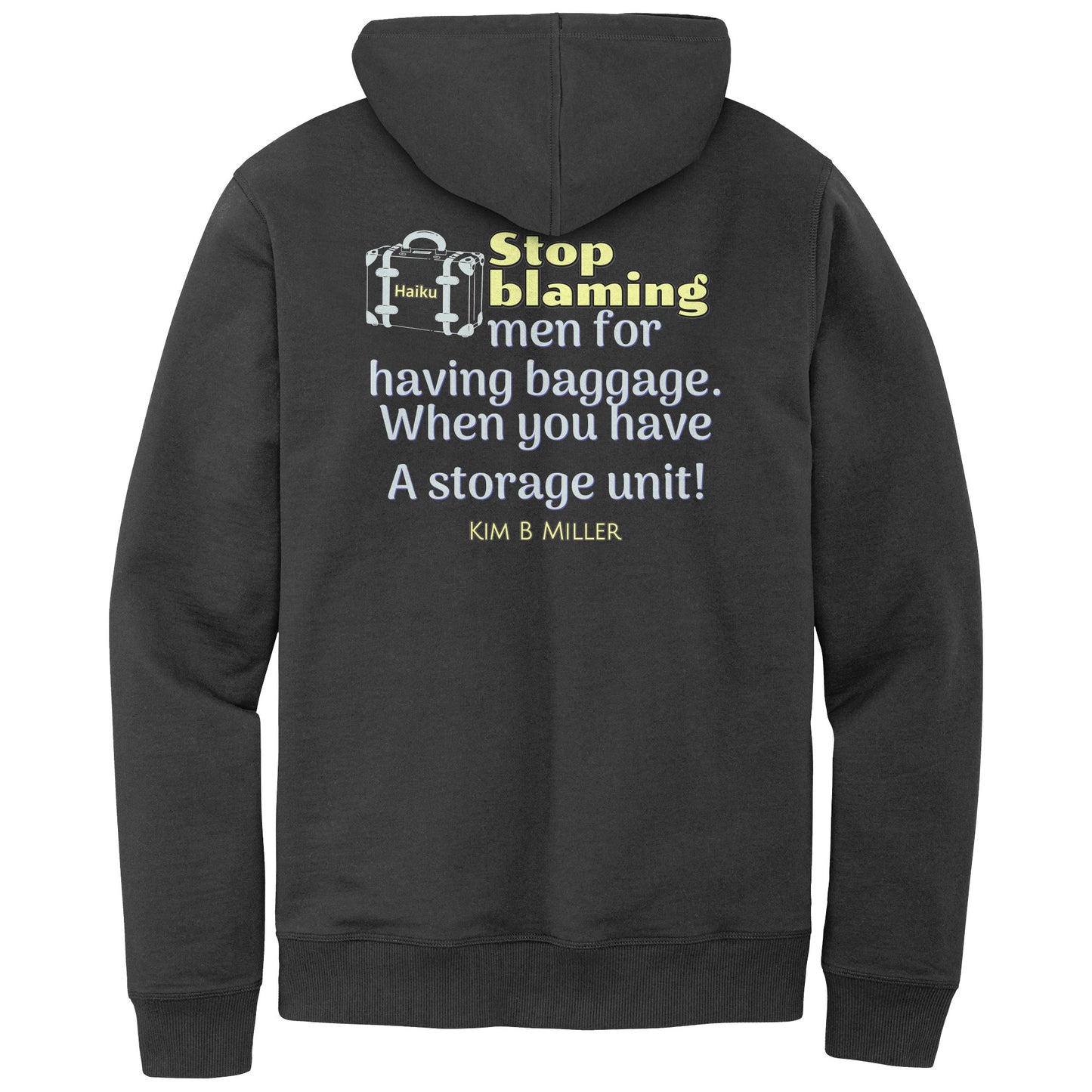 Storage Unit Haiku: District Men's Re-Fleece Hoodie (Both Sides)
