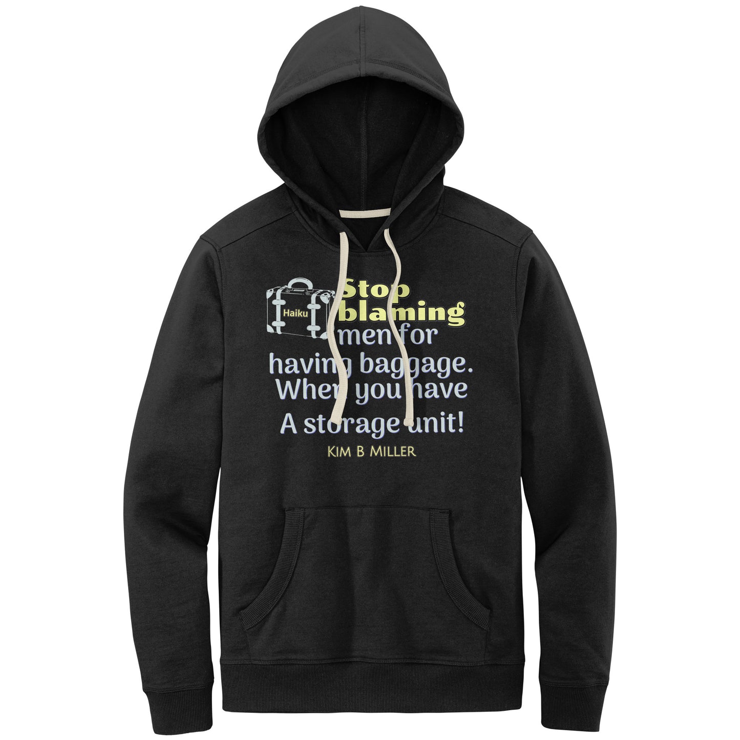 Storage Unit Haiku: District Men's Re-Fleece Hoodie (Both Sides)