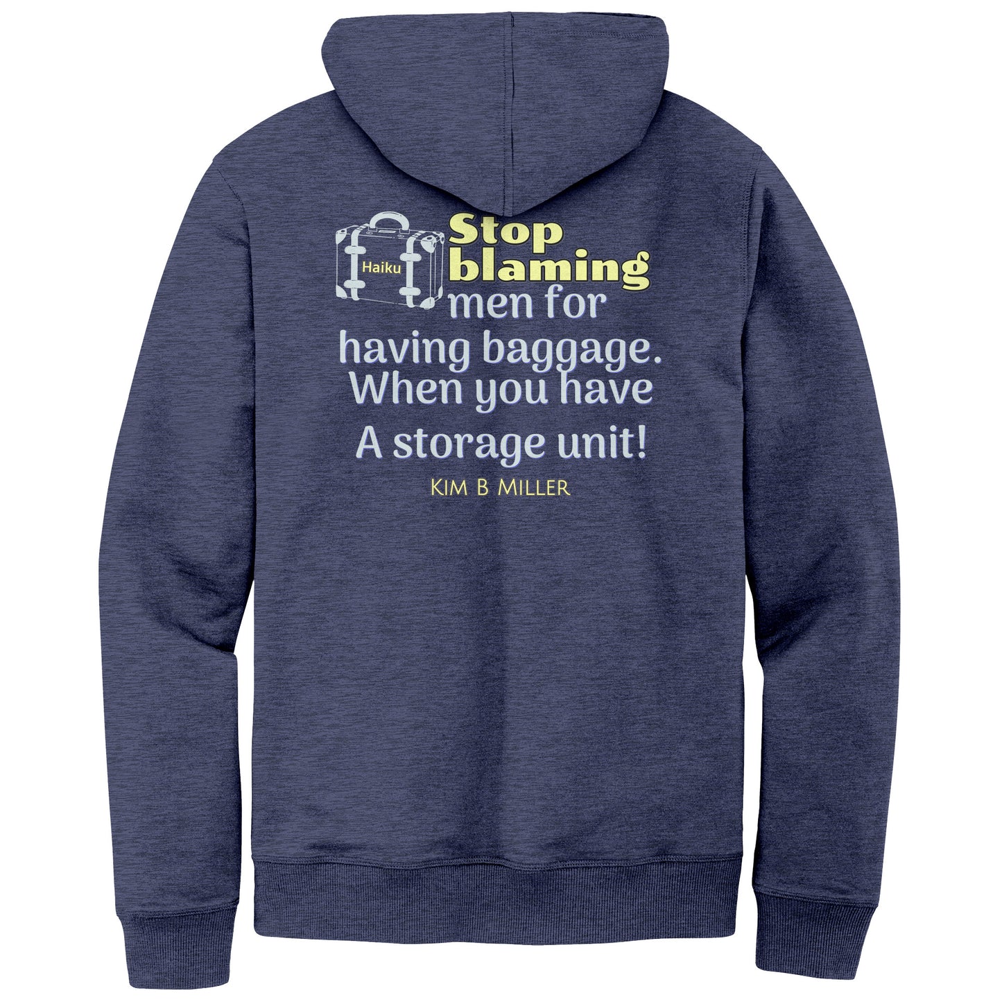 Storage Unit Haiku: District Men's Re-Fleece Hoodie (Both Sides)