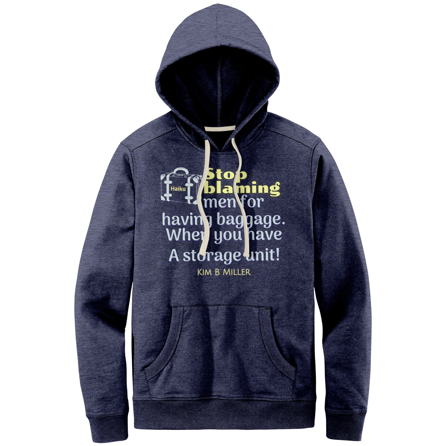 Storage Unit Haiku: District Men's Re-Fleece Hoodie (Both Sides)