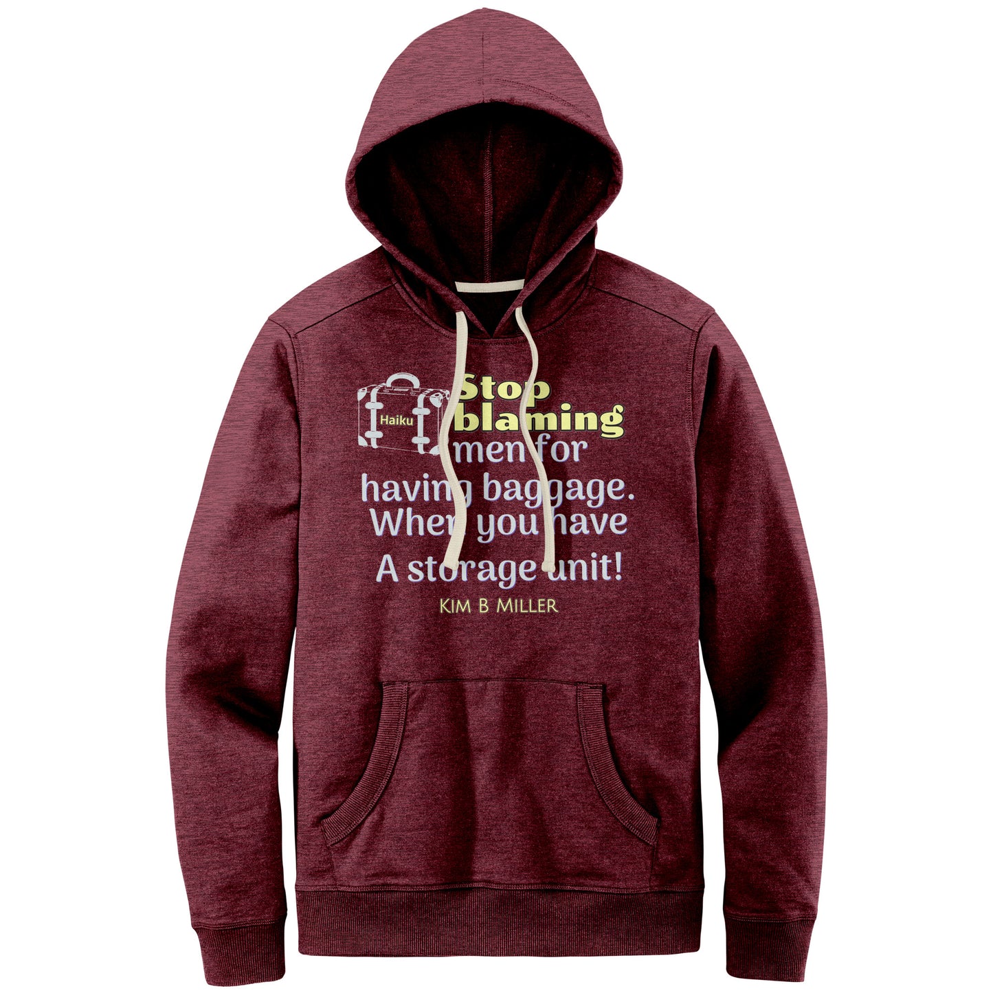 Storage Unit Haiku: District Men's Re-Fleece Hoodie (Both Sides)