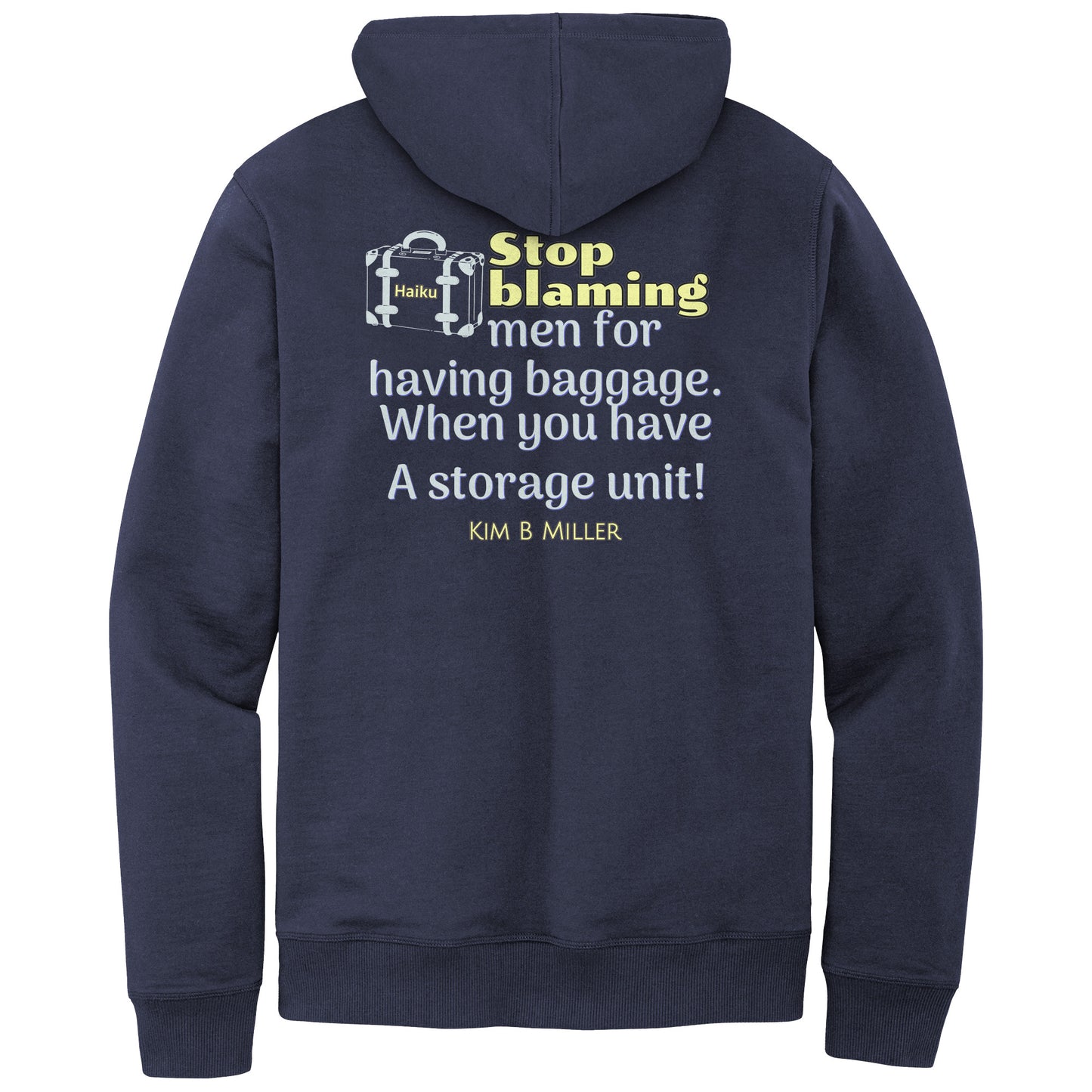 Storage Unit Haiku: District Men's Re-Fleece Hoodie (Both Sides)