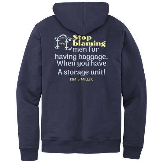 Storage Unit Haiku: District Men's Re-Fleece Hoodie (Both Sides)