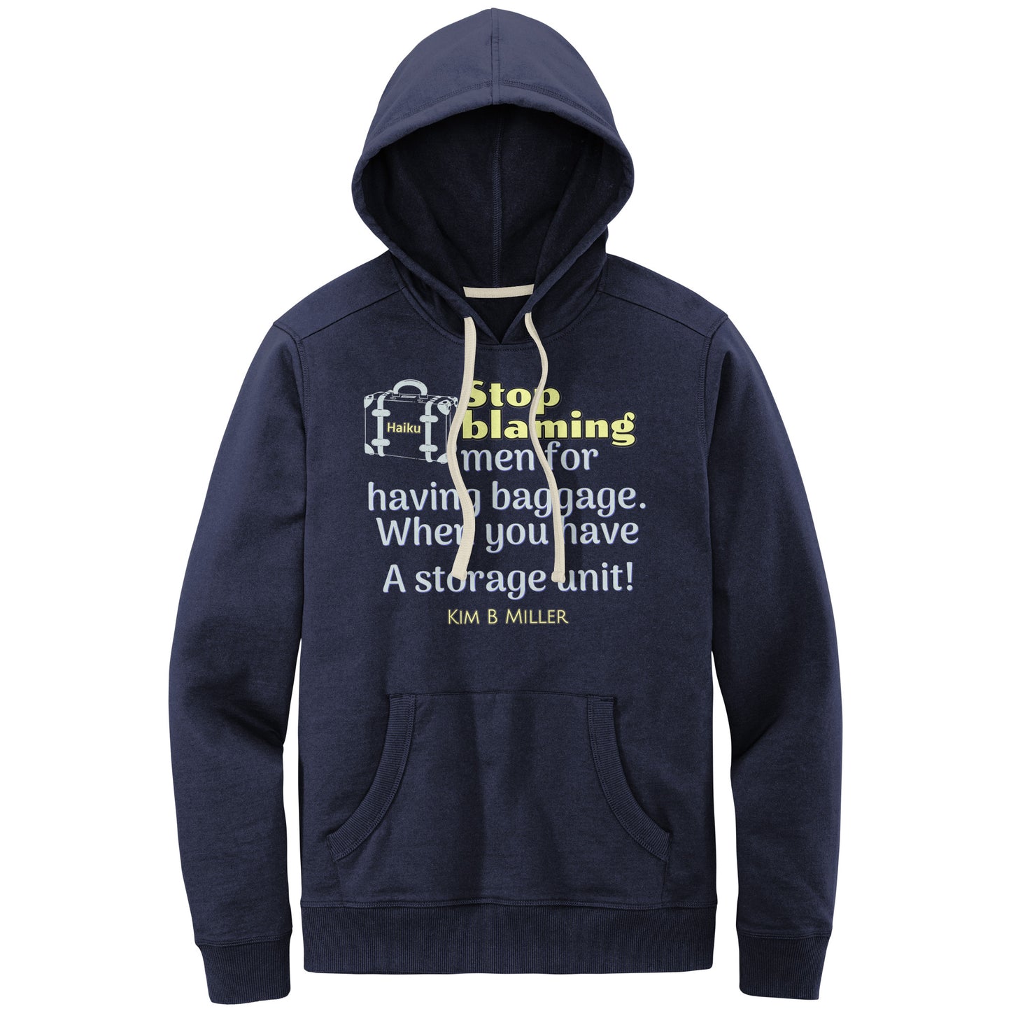 Storage Unit Haiku: District Men's Re-Fleece Hoodie (Both Sides)
