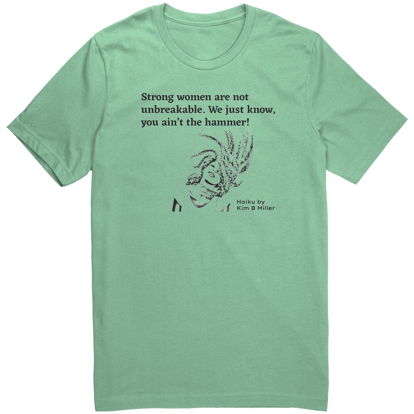 Strong Women Flip: Canvas Unisex Shirt