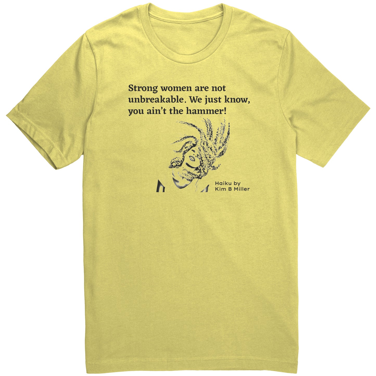 Strong Women Flip: Canvas Unisex Shirt
