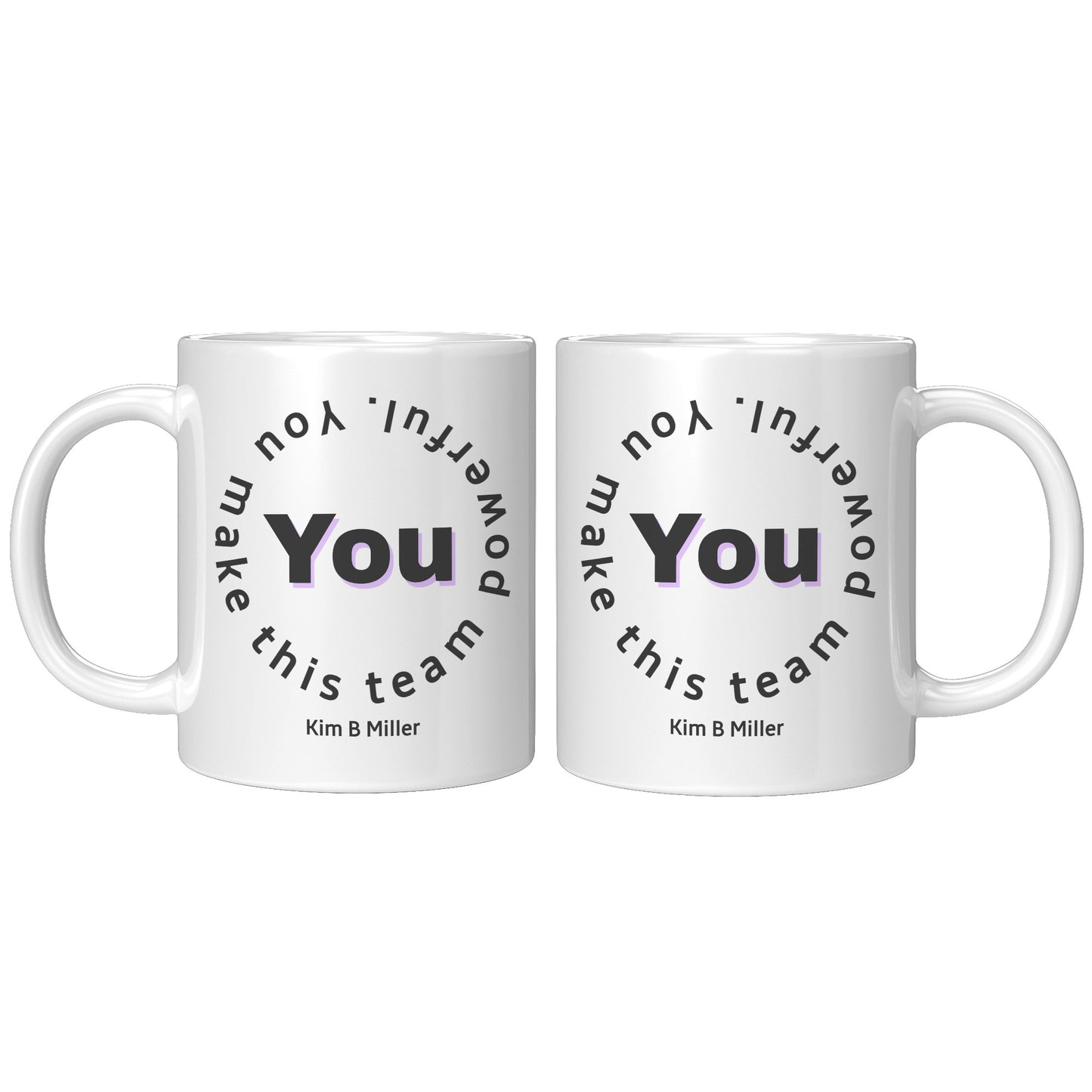 Team Powerful Accent Mug
