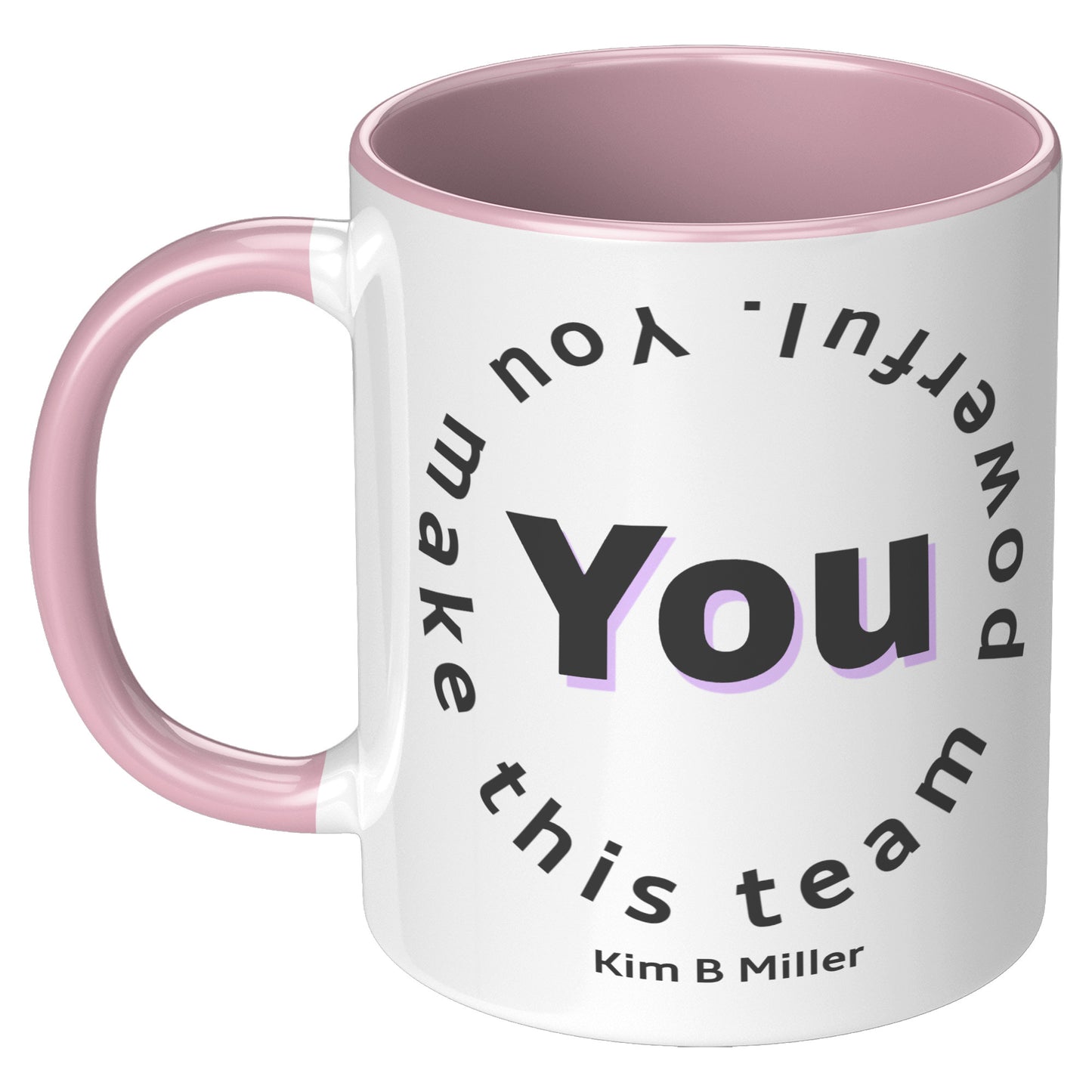 Team Powerful Accent Mug