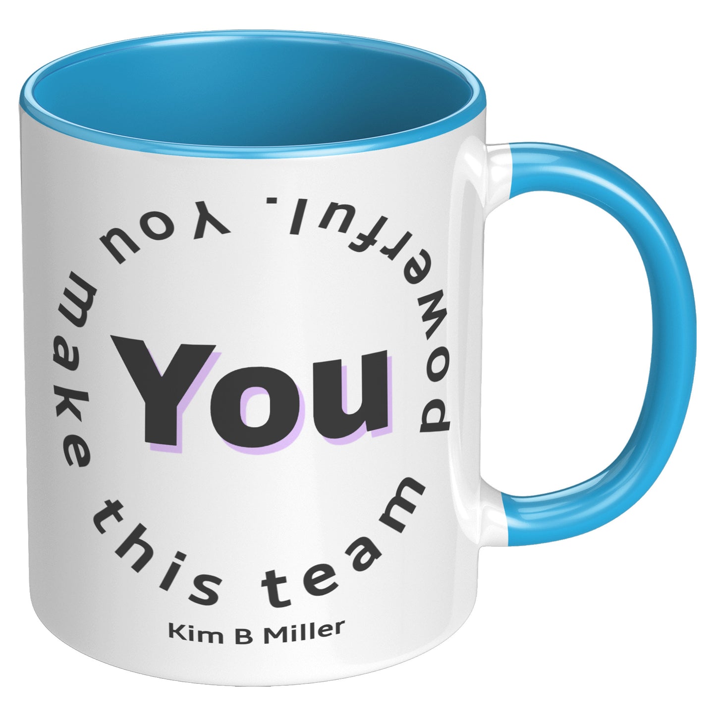 Team Powerful Accent Mug