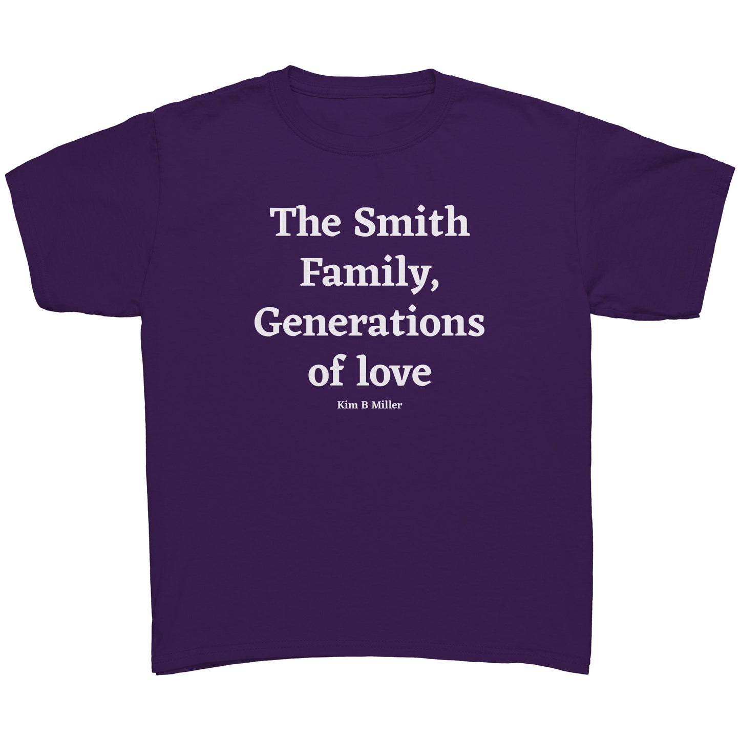 The Smiths, (Family) Generations B: Gildan Youth Shirt(Front)