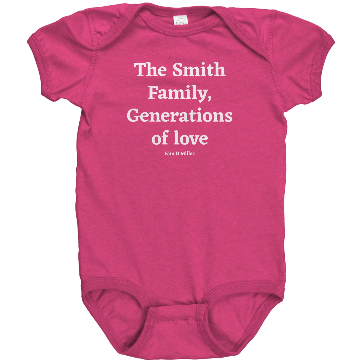 The Smiths, (Family) Generations B: RS Baby Bodysuit(Front)