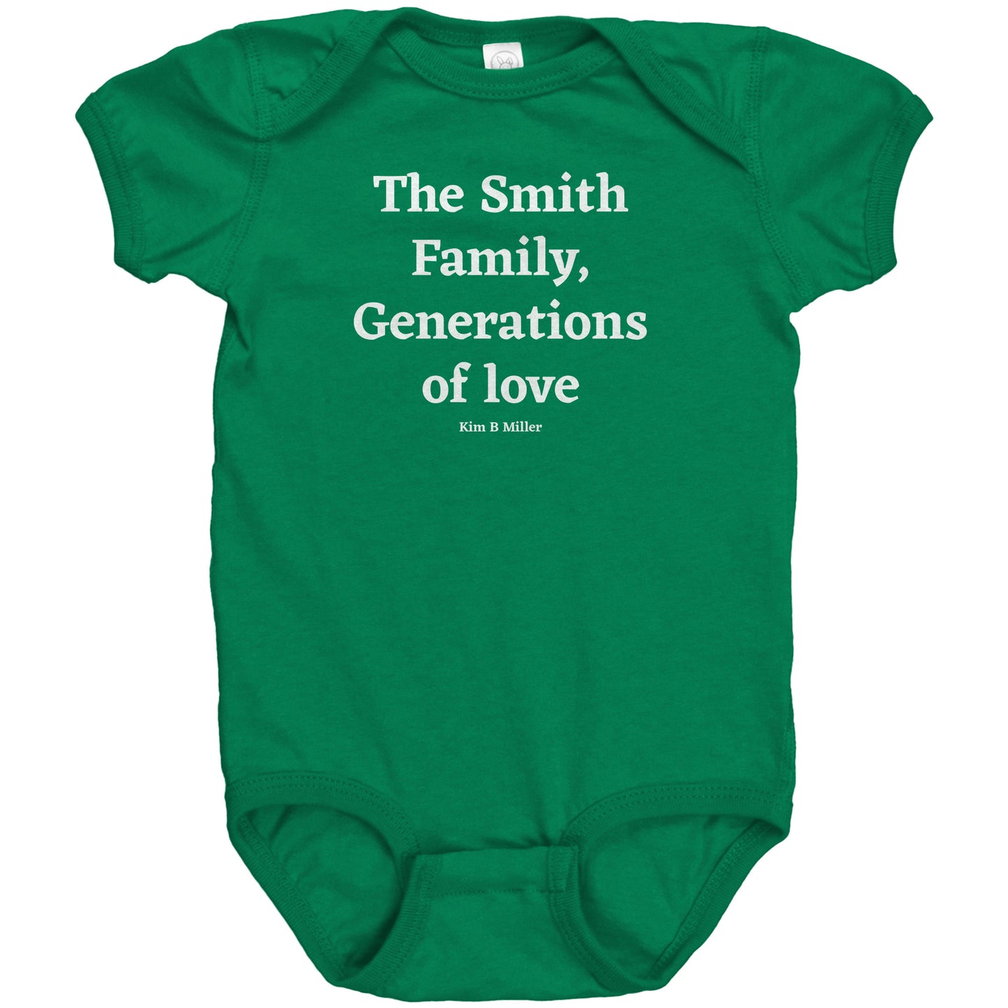 The Smiths, (Family) Generations B: RS Baby Bodysuit(Front)