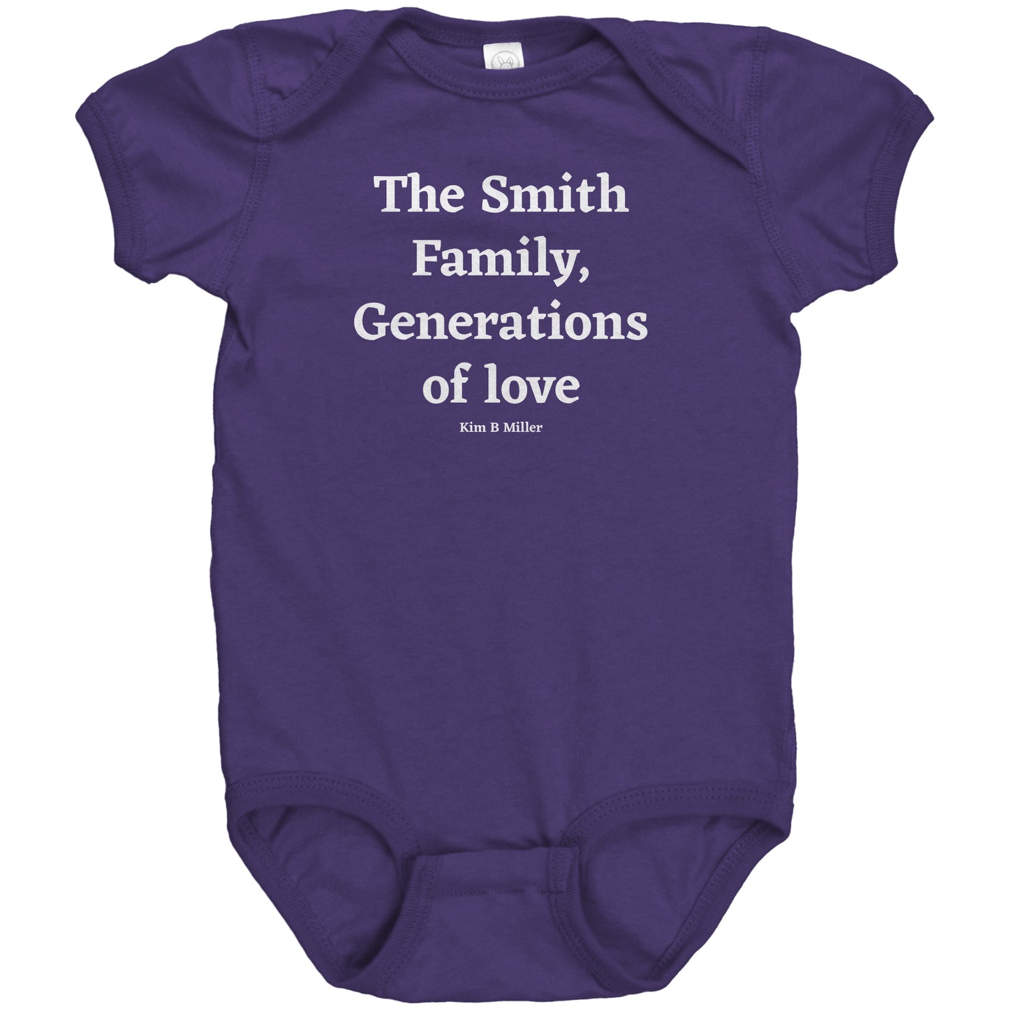 The Smiths, (Family) Generations B: RS Baby Bodysuit(Front)
