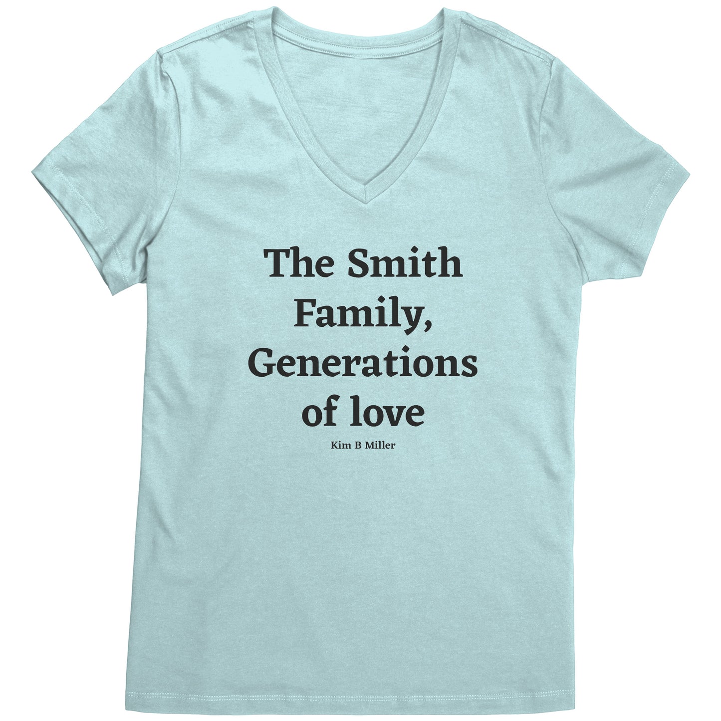 The Smith Family, Generations: District Women's V-Neck(Front)