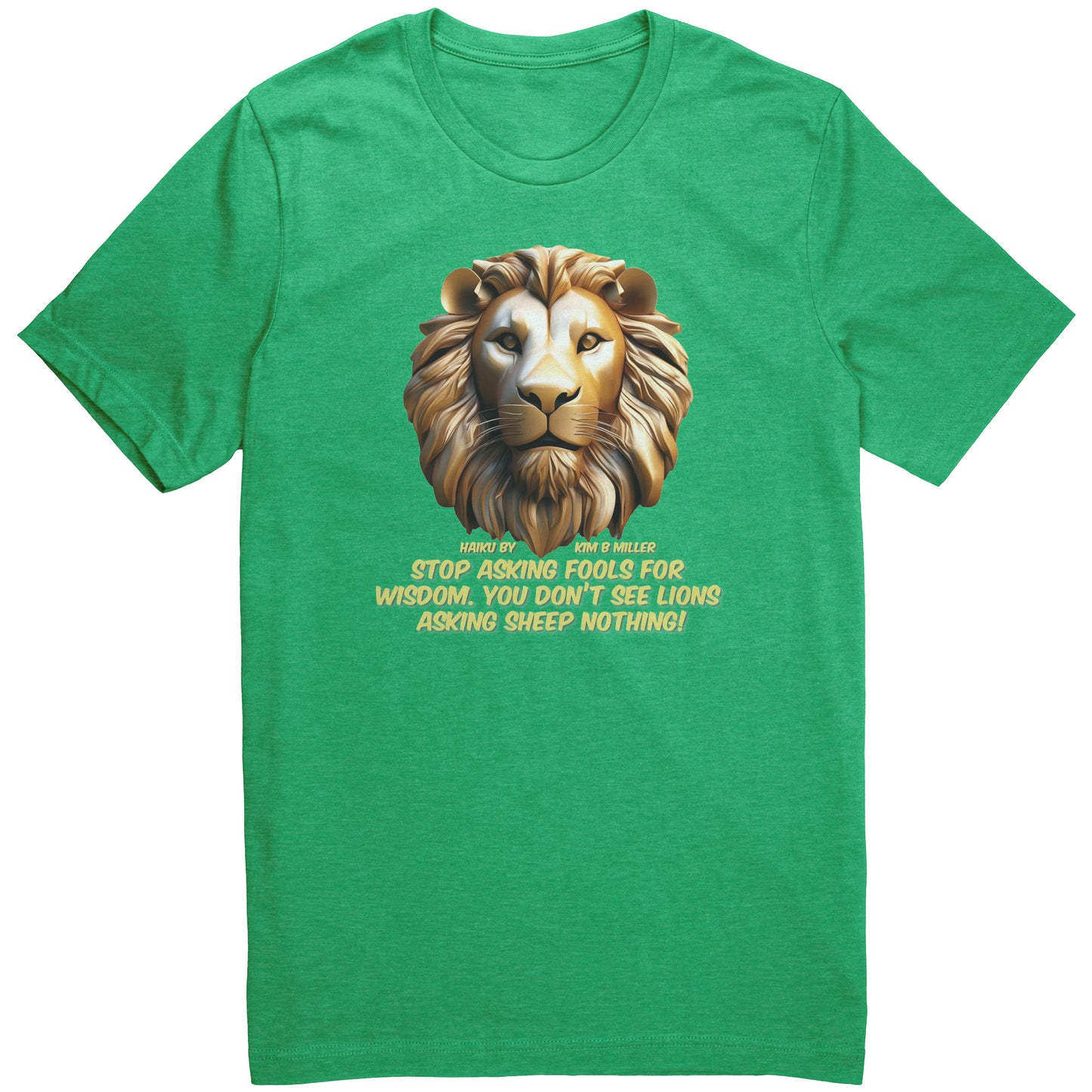 Haiku Fools/Wisdom Canvas Unisex CVC-B