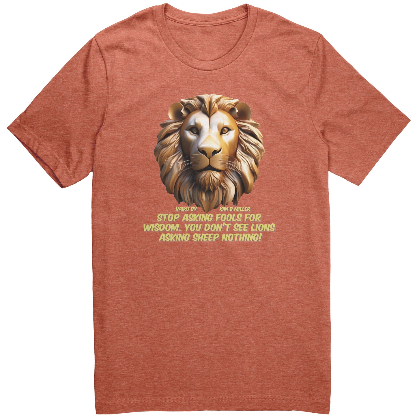 Haiku Fools/Wisdom Canvas Unisex CVC-B