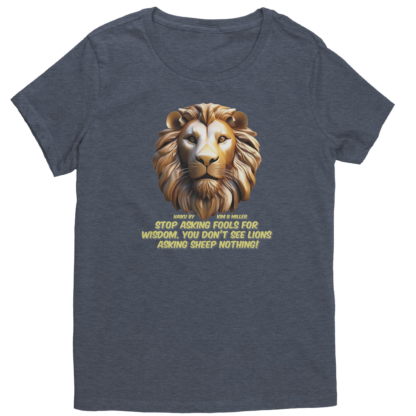 Haiku Fools/Wisdom Canvas Unisex CVC-A