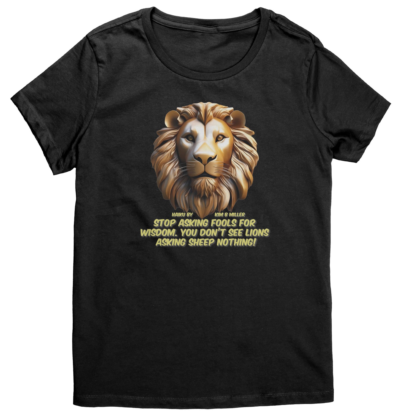 Haiku Fools/Wisdom Canvas Unisex CVC-A