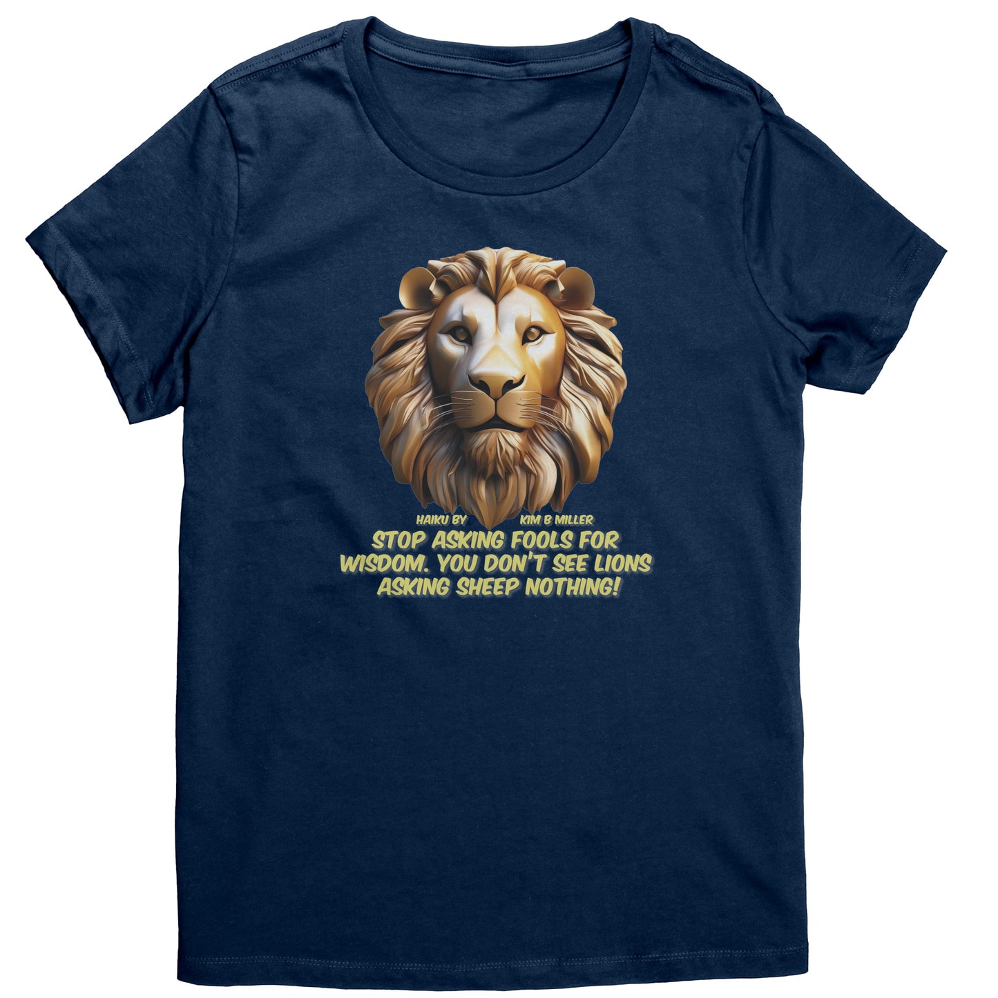 Haiku Fools/Wisdom Canvas Unisex CVC-A