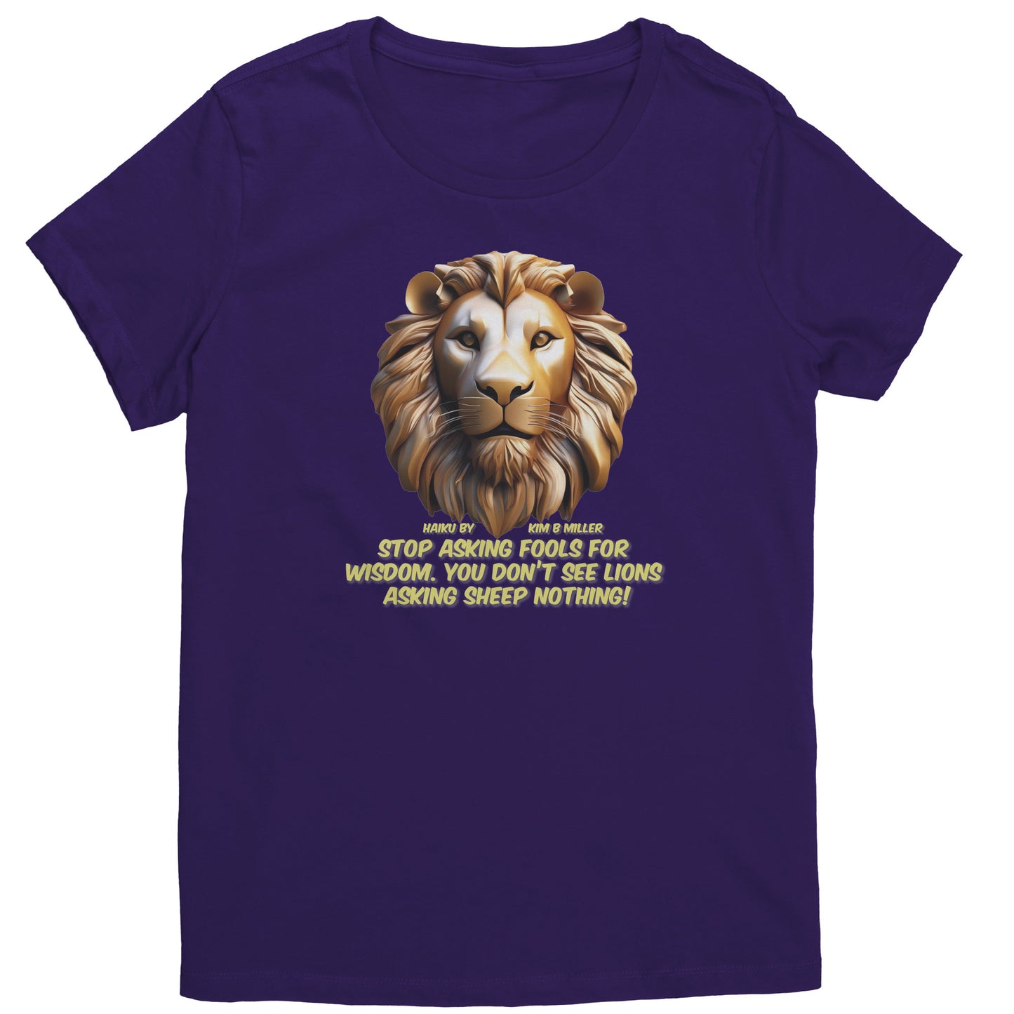 Haiku Fools/Wisdom Canvas Unisex CVC-A