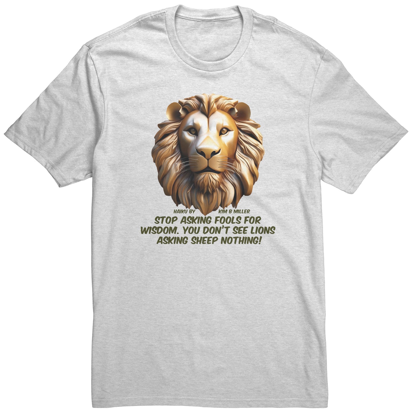 Haiku Fools/Wisdom District Men's Shirt-B