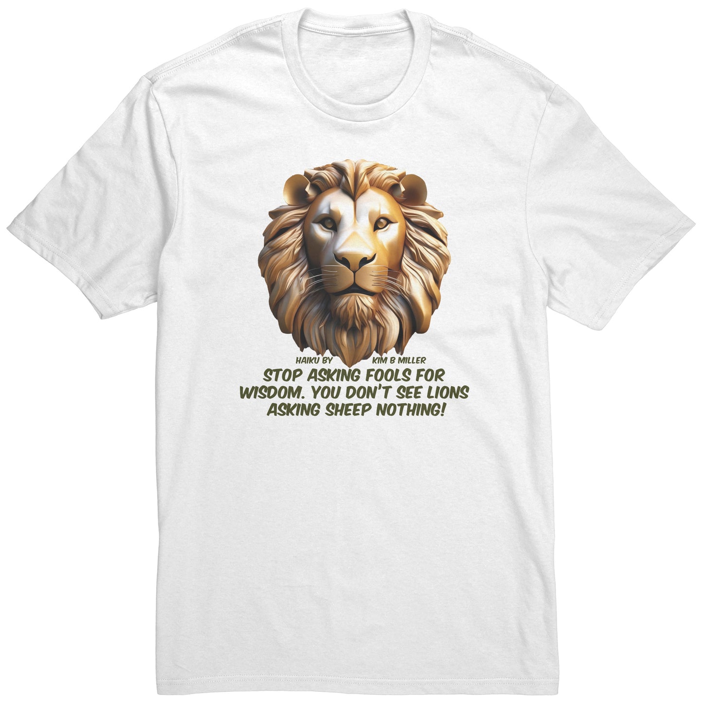 Haiku Fools/Wisdom District Men's Shirt-B