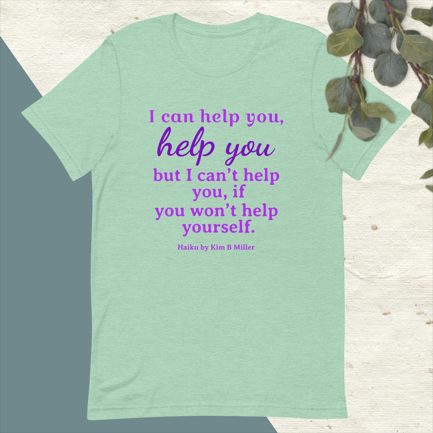 Help You Haiku: Unisex t-shirt