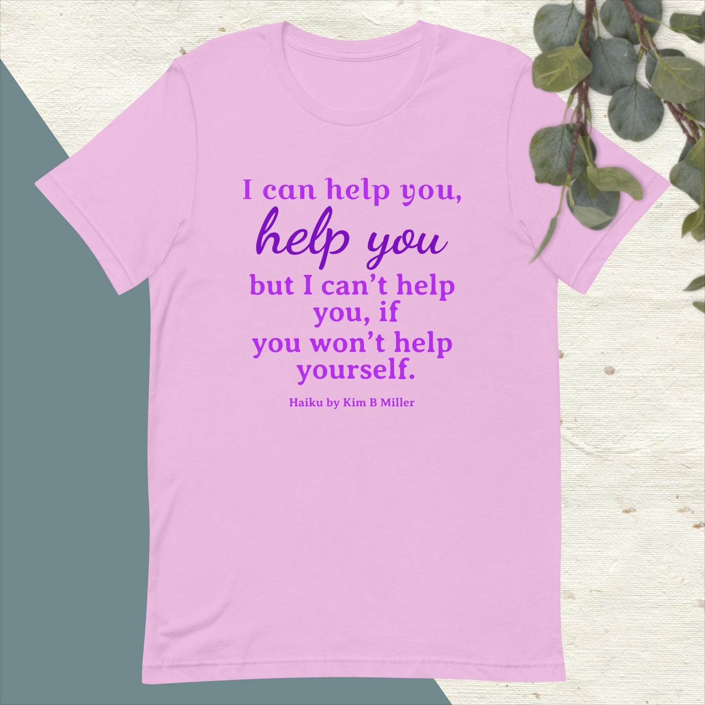 Help You Haiku: Unisex t-shirt