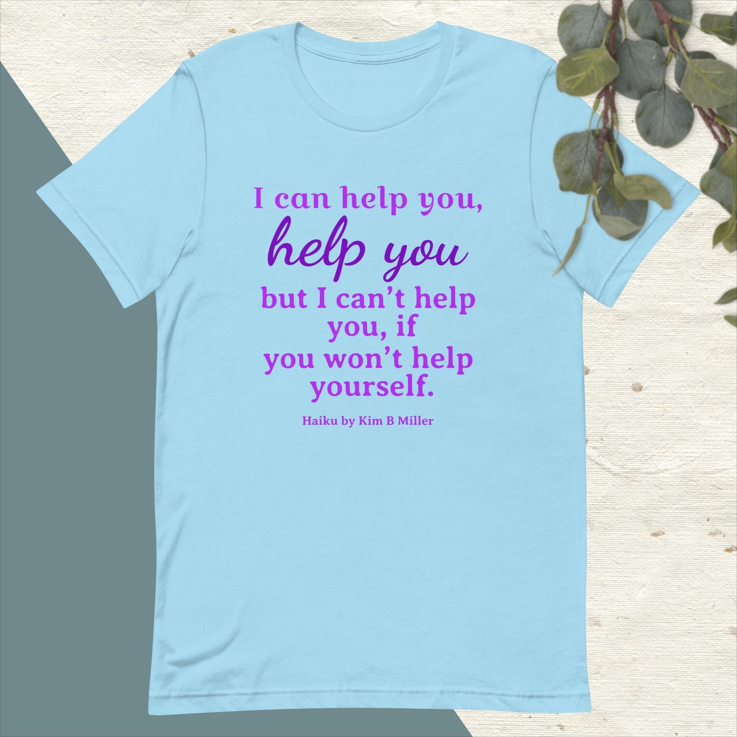 Help You Haiku: Unisex t-shirt