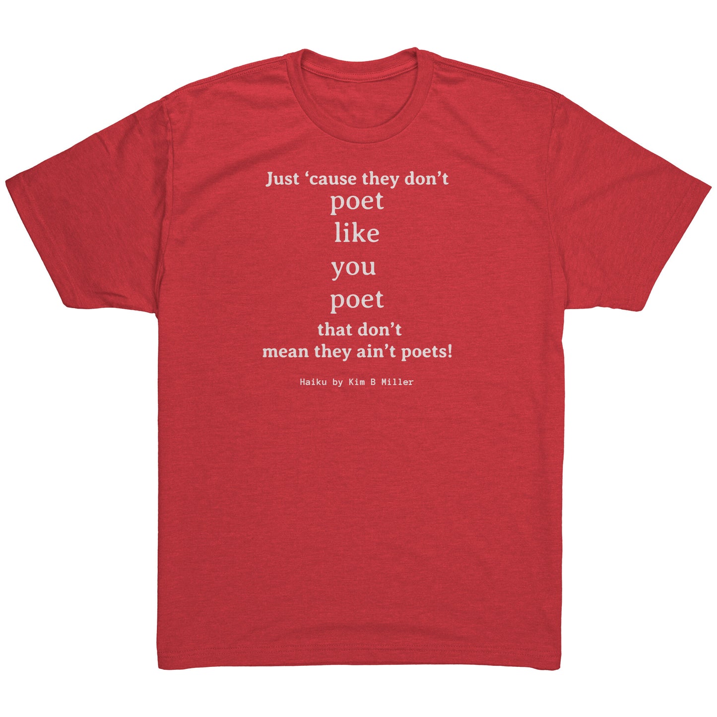 Poet- Next Level Mens Triblend Shirt