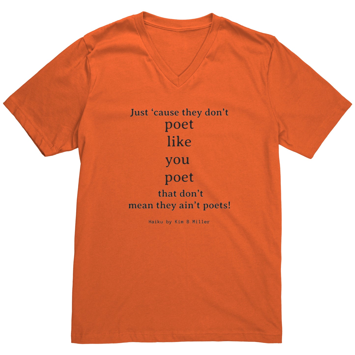 Poets-Canvas Mens V-Neck
