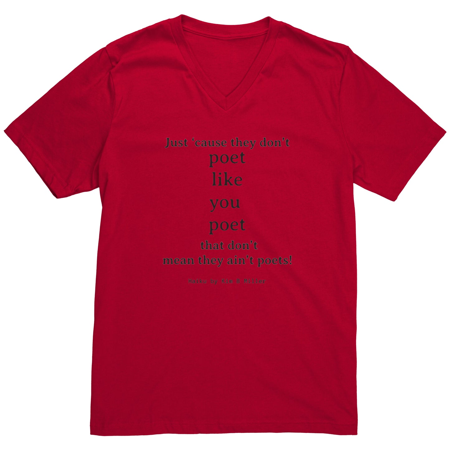 Poets-Canvas Mens V-Neck