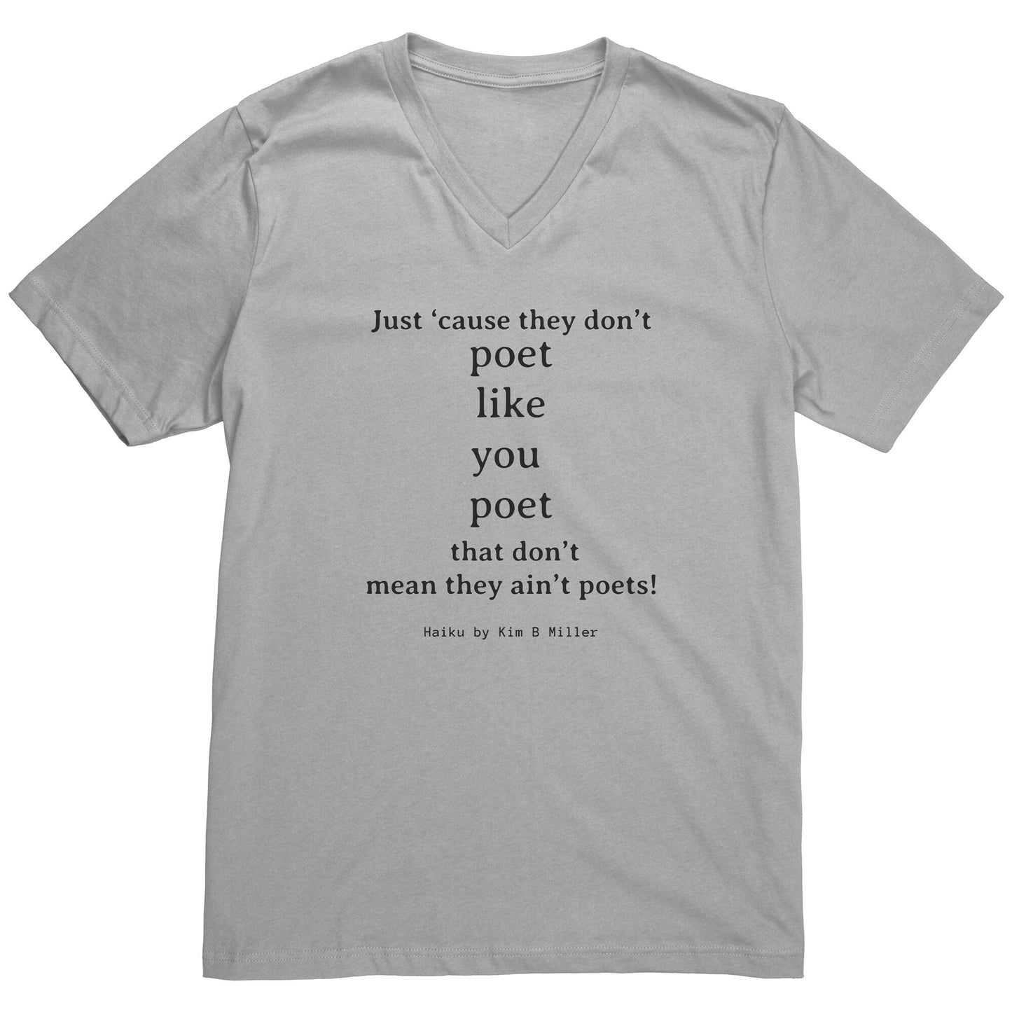 Poets-Canvas Mens V-Neck