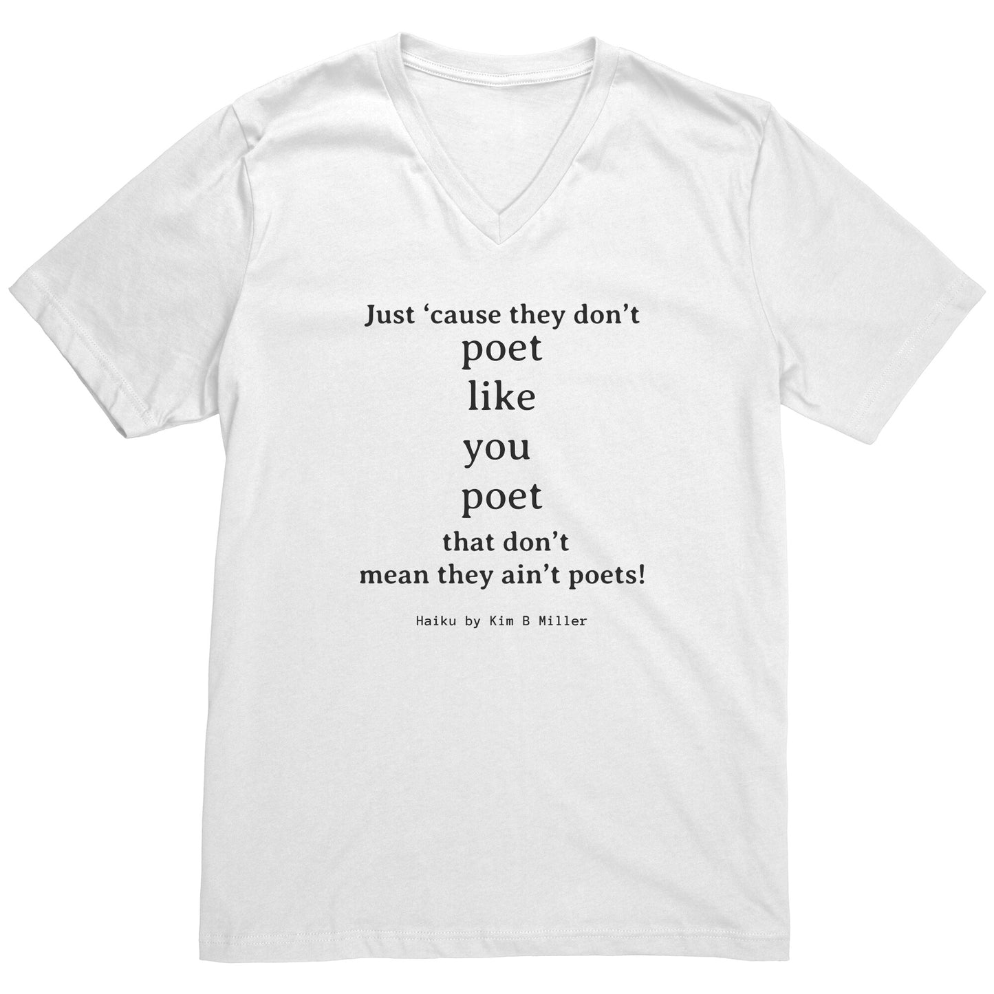 Poets-Canvas Mens V-Neck