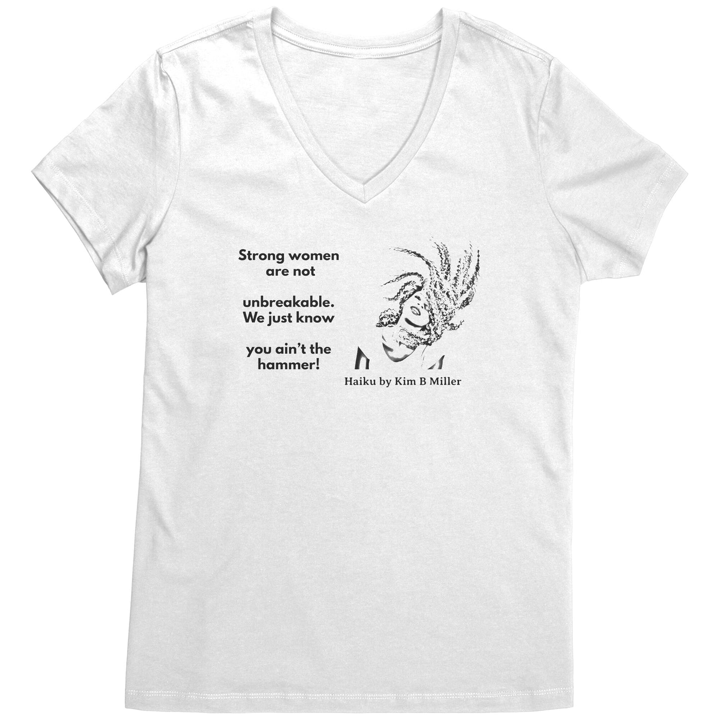 Strong Women Flip District Women's V-Neck