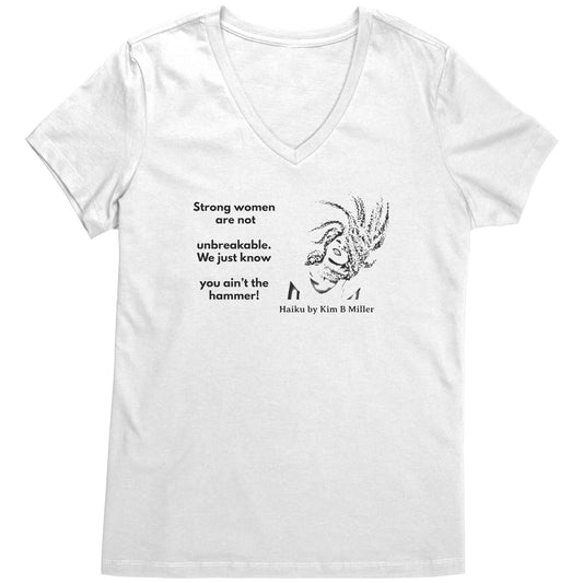 Strong Women Flip District Women's V-Neck
