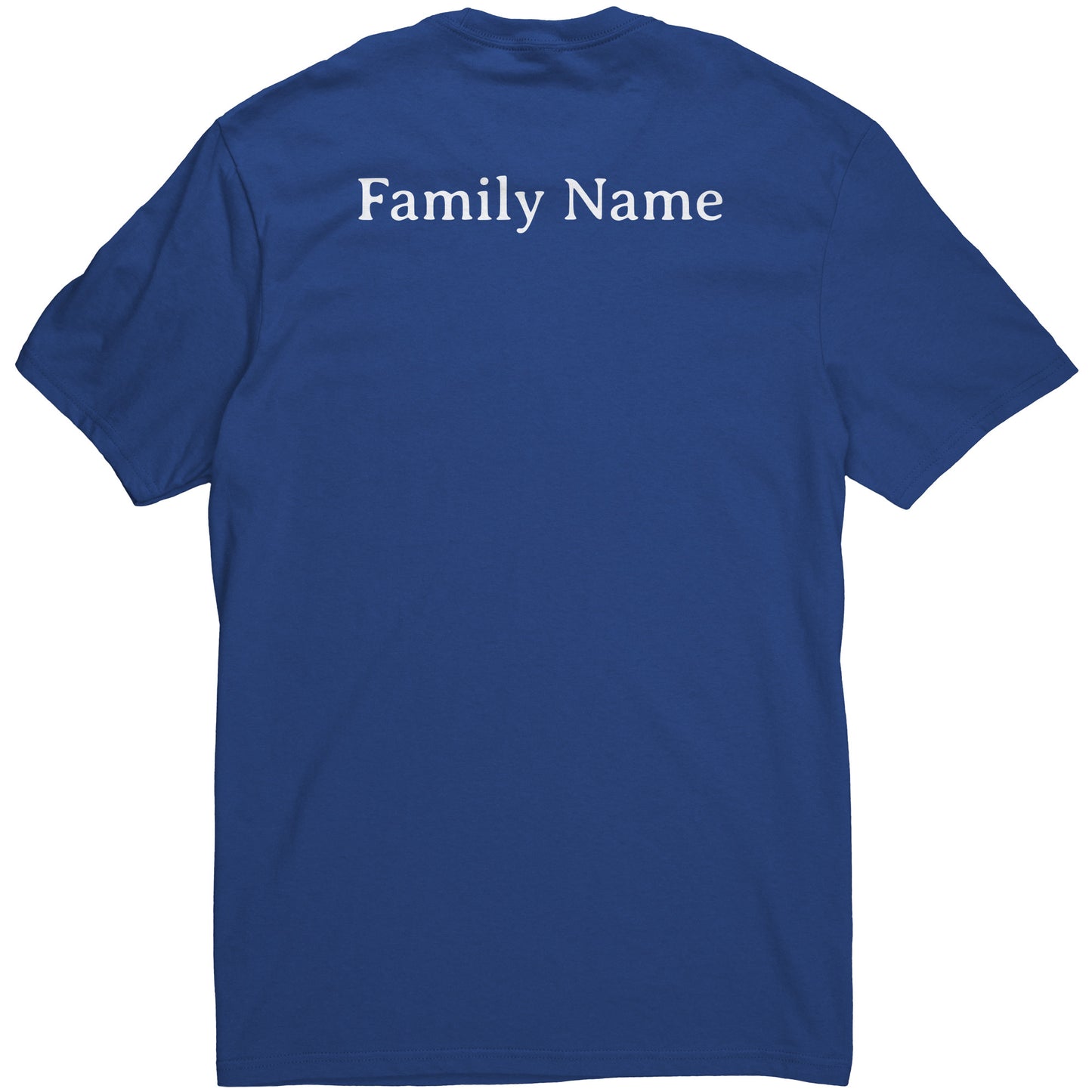 #1 Haiku Pronounce Family District Men's Shirt (Front & Back)