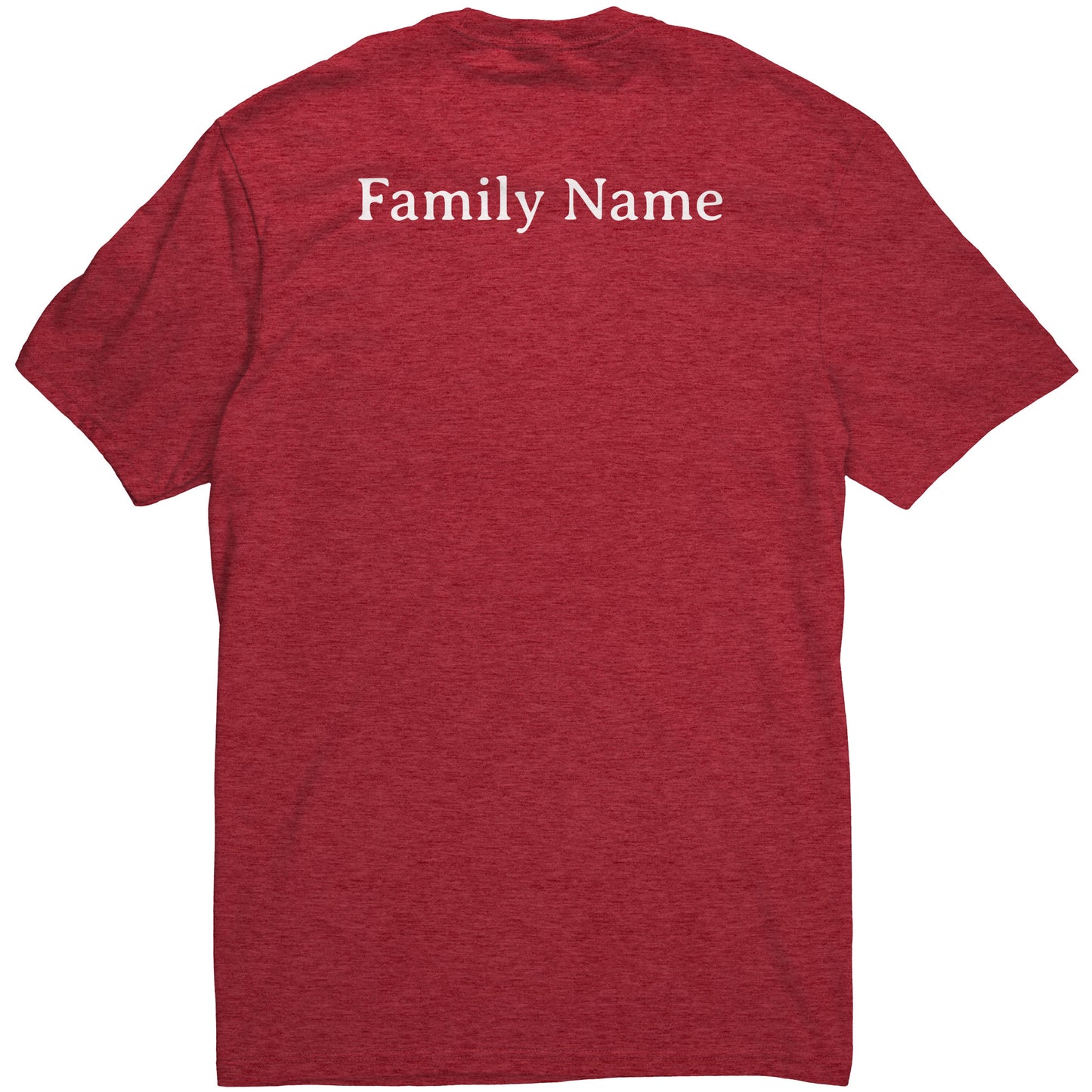 #1 Haiku Pronounce Family District Men's Shirt (Front & Back)