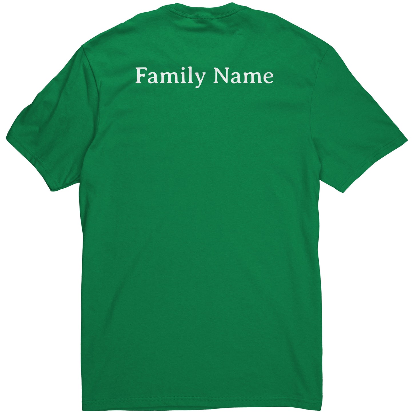 #1 Haiku Pronounce Family District Men's Shirt (Front & Back)