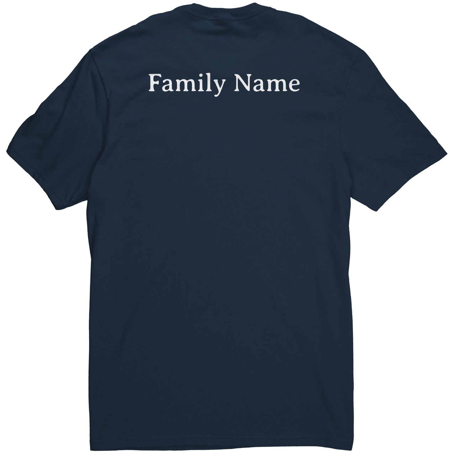 #1 Haiku Pronounce Family District Men's Shirt (Front & Back)