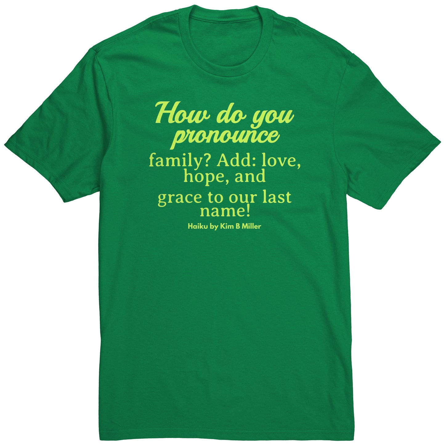 #2 Haiku Pronounce Family District Men's Shirt (Front)