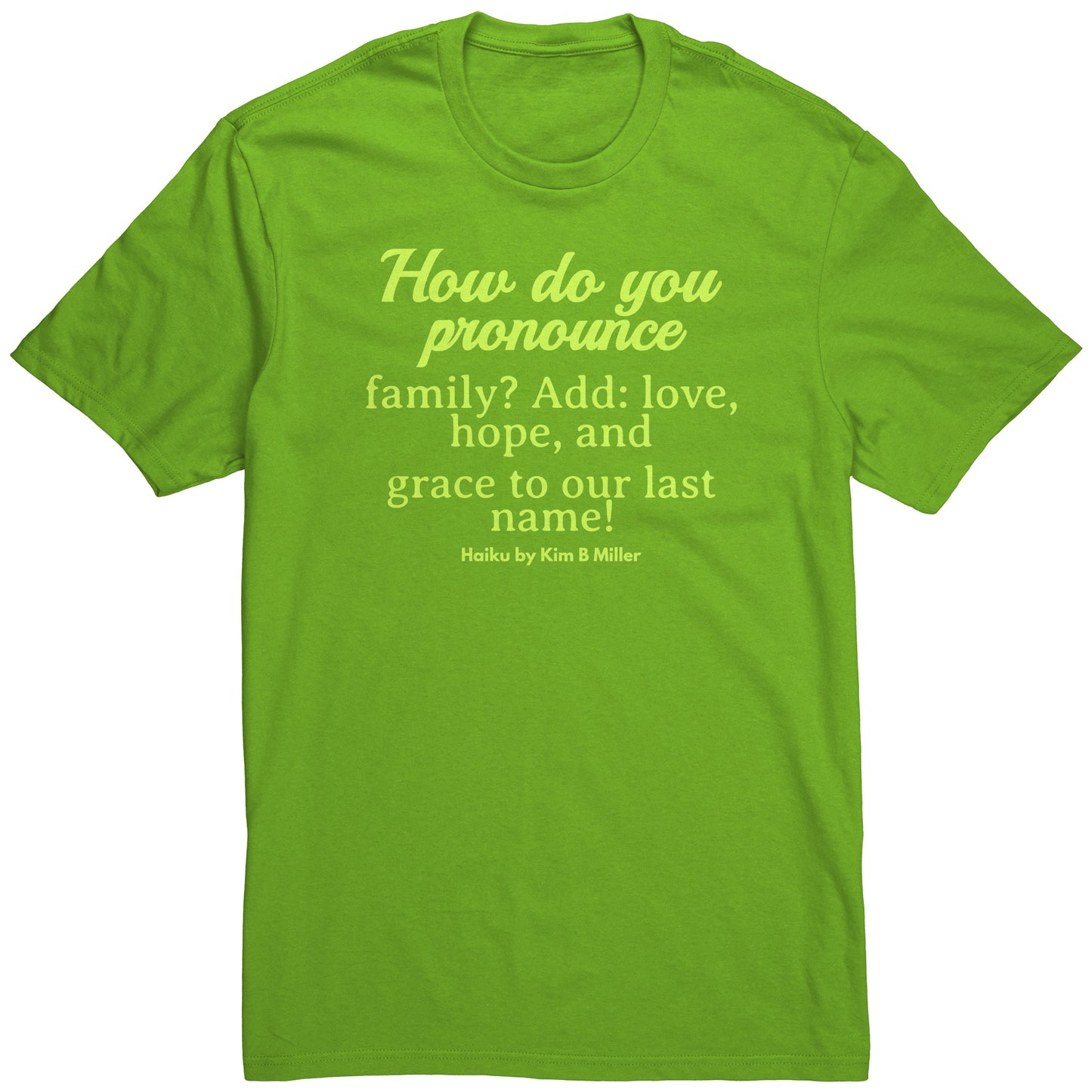 #2 Haiku Pronounce Family District Men's Shirt (Front)