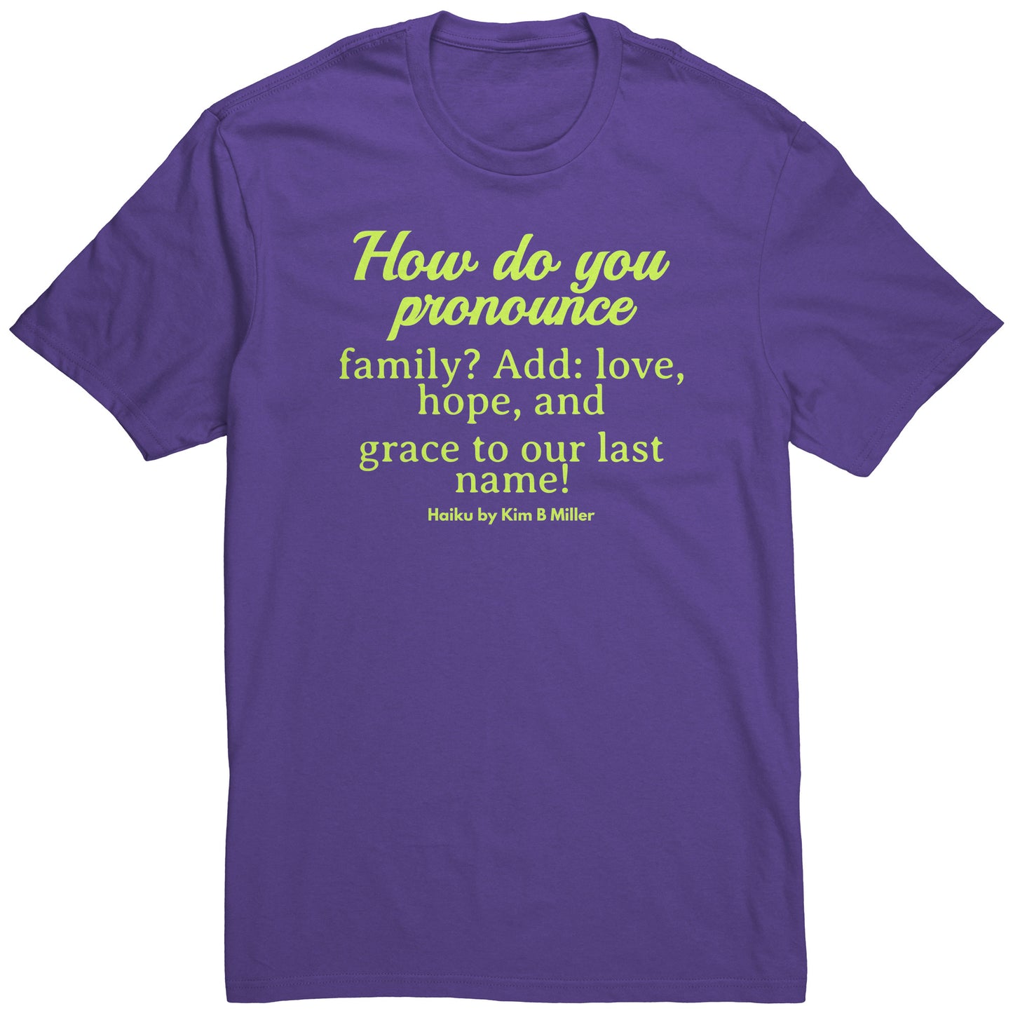 #2 Haiku Pronounce Family District Men's Shirt (Front)