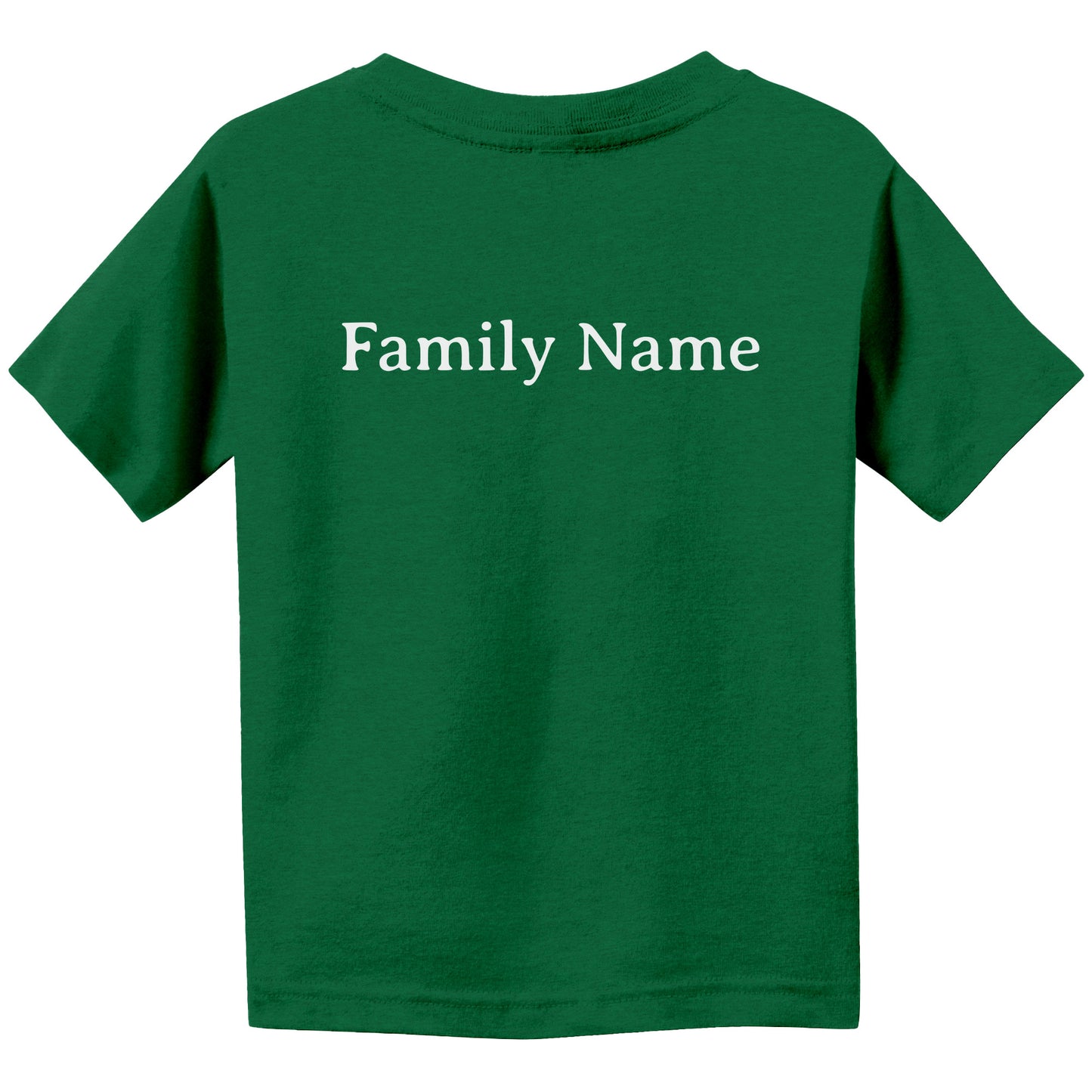 #3 Haiku Pronounce Family Canvas Toddler T-Shirt (Front & Back)
