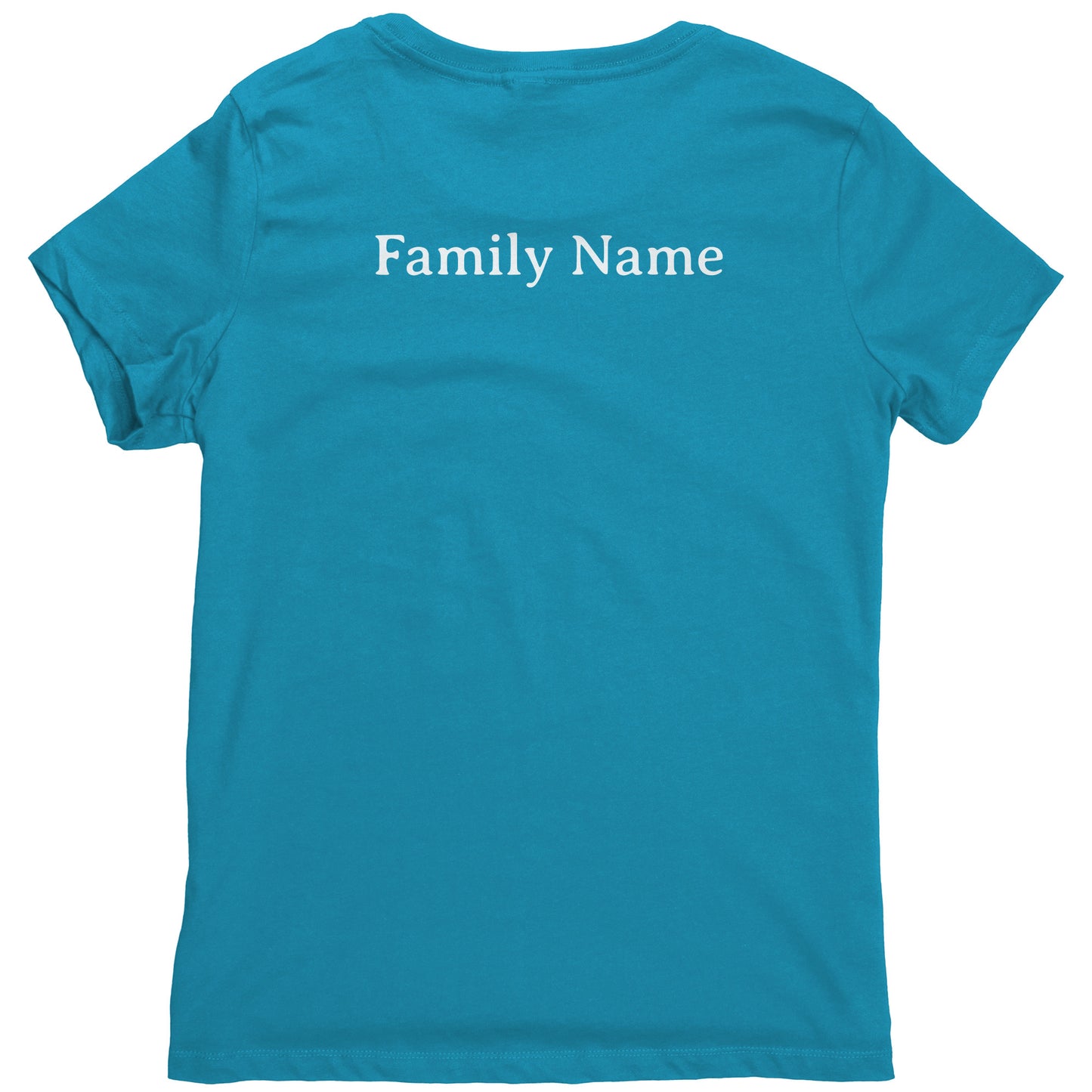 #3 Haiku Pronounce Family District Women's Shirt (Front & Back)