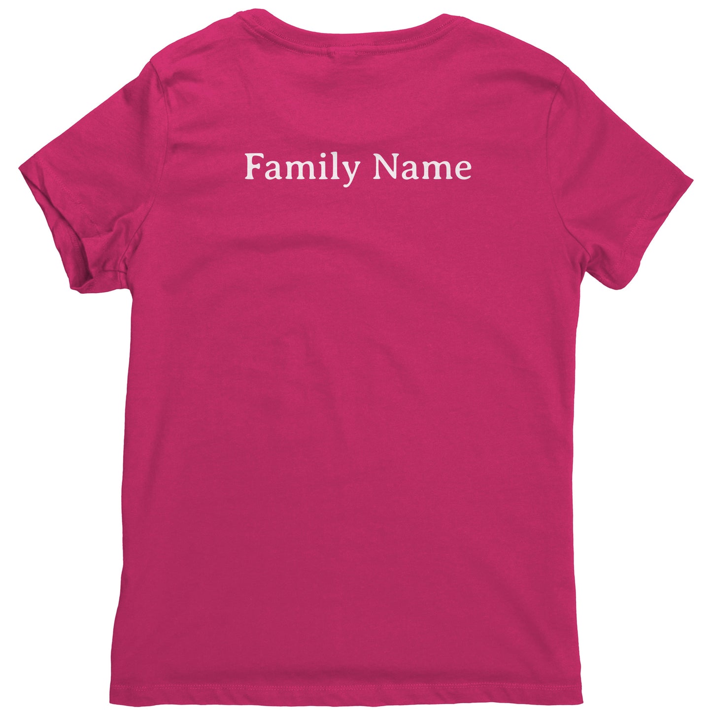 #3 Haiku Pronounce Family District Women's Shirt (Front & Back)