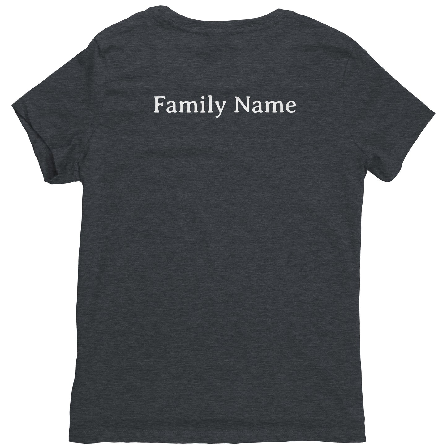 #3 Haiku Pronounce Family District Women's Shirt (Front & Back)