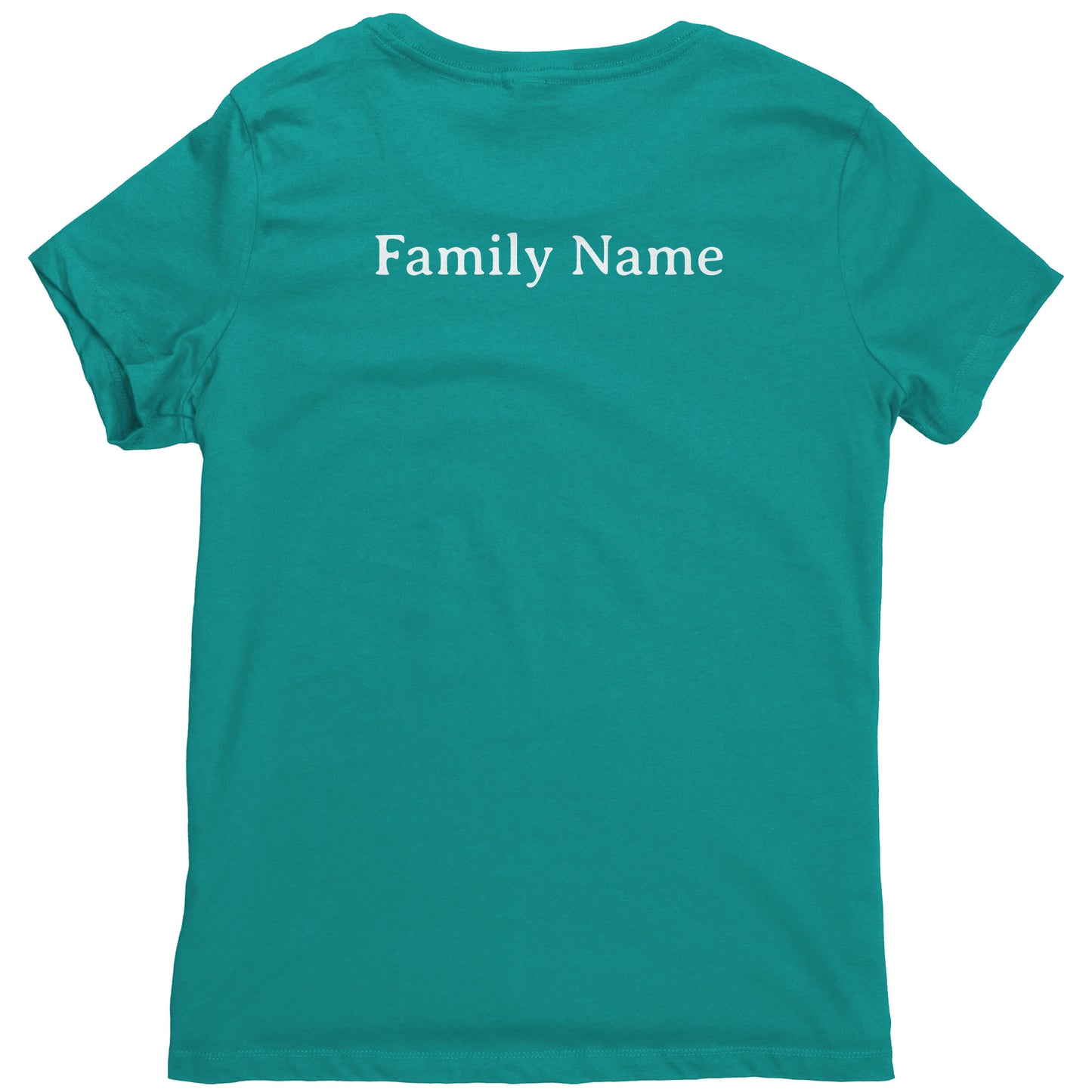 #3 Haiku Pronounce Family District Women's Shirt (Front & Back)